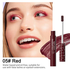 AMY'S DIARY Burgurdy mascara brush enhances lift to define lashes with depth.