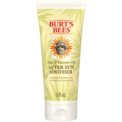 Burt's Bees After Sun Lotion bottle showing non-greasy hydration after sun exposure
