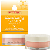 Burt's Bees Eye Balm Illuminating packaging highlights natural ingredients and cruelty-free promise.