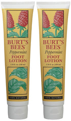Burt's Bees peppermint foot creme bottle—cooling relief and moisturized feet.