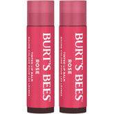 Burt's Bees Lip Tint Balm Rose packaging shown for on-the-go moisture
