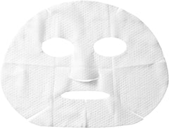 Burt's Bees cucumber sheet mask highlighting natural origin and skin-softening extract.
