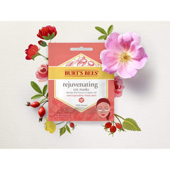 Under-eye application of Burt's Bees mask provides antioxidant-rich care for the eye area