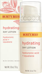 Burt's Bees Truly Glowing Day Lotion packaging with brand identity and clean design for hydration