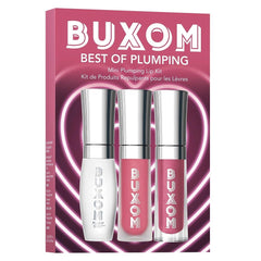 Buxom Full-On Lip Polish Mini Brandi swatch shows cooling plump effect