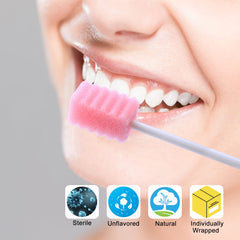Close-up of BVN soft sponge material showing gentle, latex-free texture.