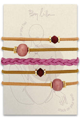 By Lilla bracelet hair ties packaging, gift-ready presentation for birthdays or holidays.