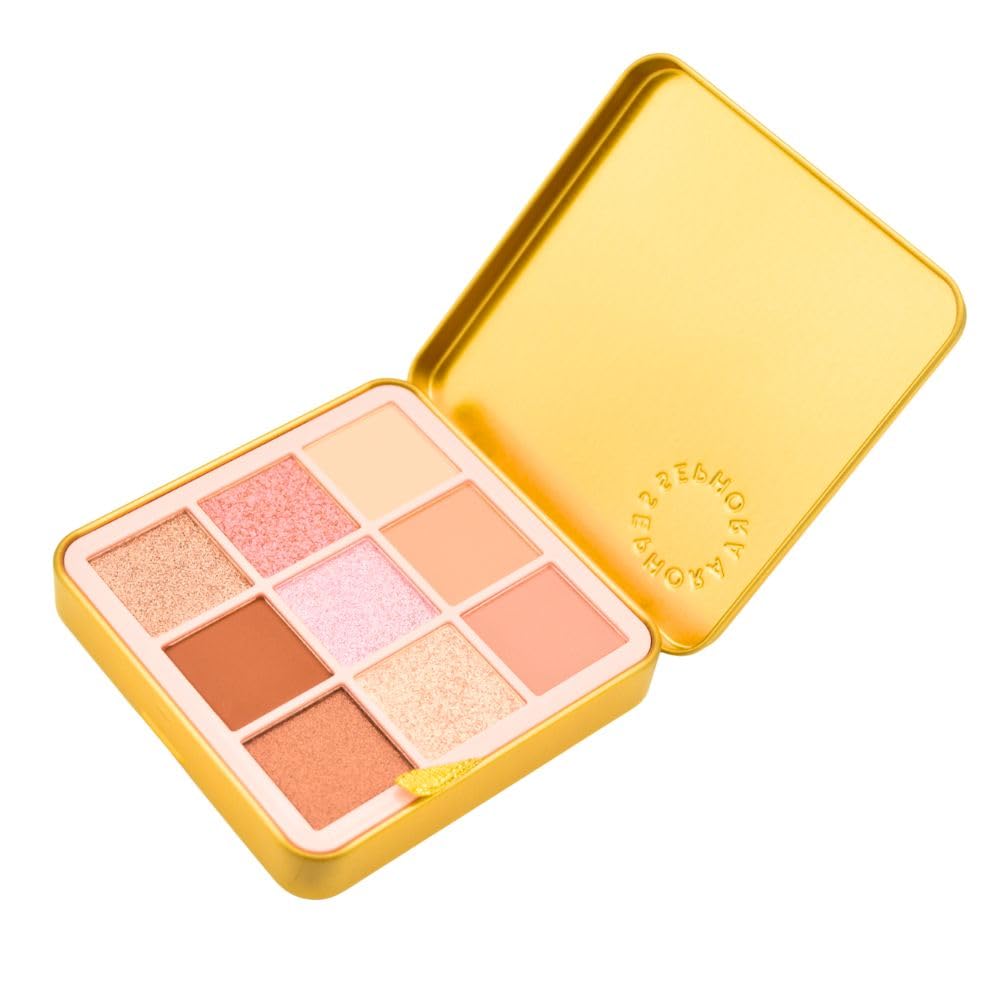 BY MARIO 9 Eyeshadow Palette closed packaging, ideal for on-the-go makeup.
