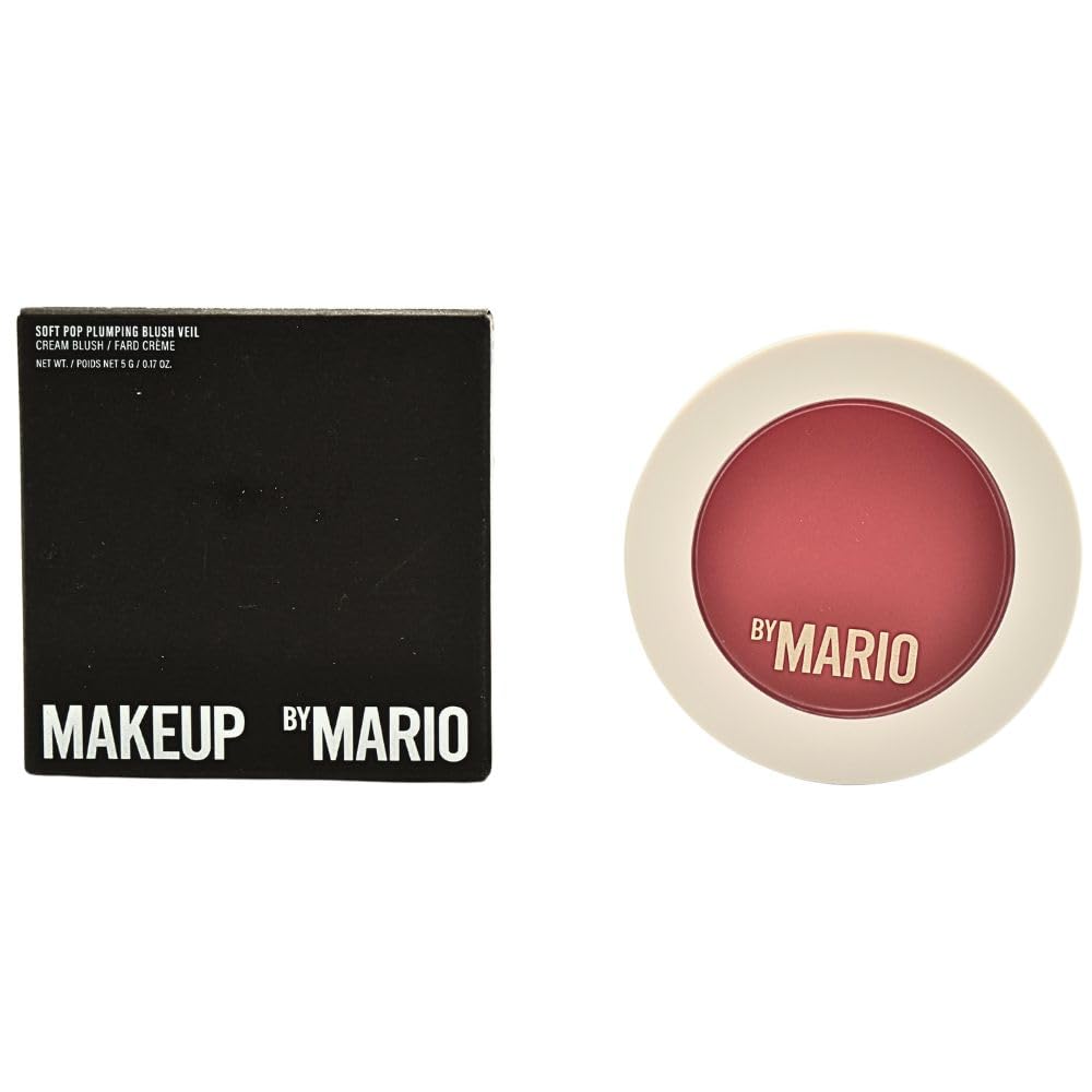 BY MARIO Soft Pop Plumping Blush Veil swirls on cheek for radiant glow