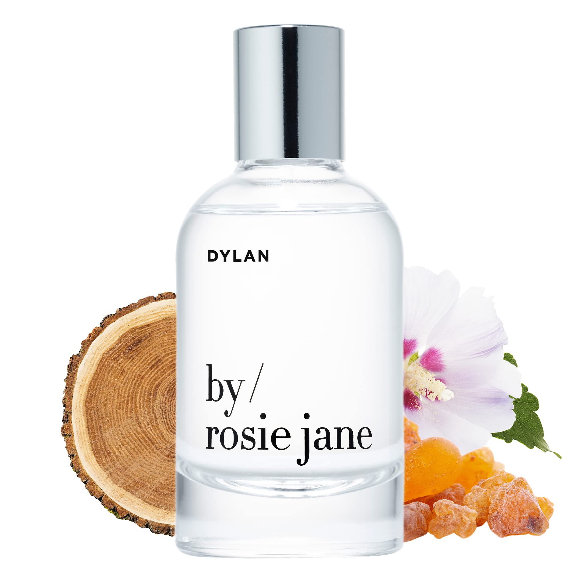 By Rosie Jane Dylan bottle front view showcasing versatile long-lasting fragrance.
