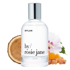 By Rosie Jane Dylan bottle front view showcasing versatile long-lasting fragrance.