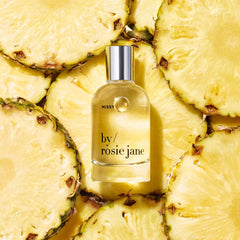 Missy bottle with pineapple accent evokes tropical mood for daytime wear