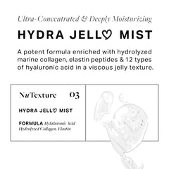 byAVA Jelloskin collagen Hydra Jell face mist spray bottle ready for on-the-go hydration.