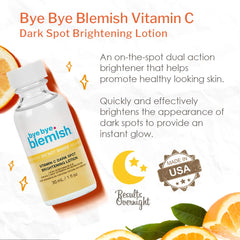 Bye Bye Blemish Vitamin C-enriched formula promotes brightening and renewal on treated areas