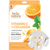 By Nature Vitamin C + Collagen Sheet Mask closeup for radiant hydration