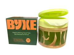 BYXE snail mucin toning pad hydrates for a refreshed complexion.
