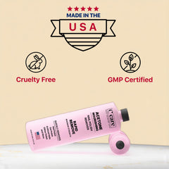 C CARE Nourishing Acetone Nail Polish Remover bottle with label detail emphasizing 8 oz size.