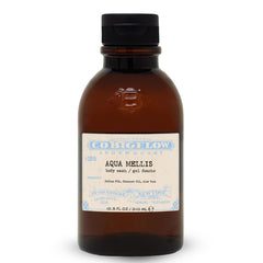 C.O. Bigelow Aqua Mellis bottle pouring for daily cleansing
