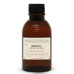 C.O. Bigelow Bergamot Body Wash bottle front with moisturizing formula for hydrated skin.