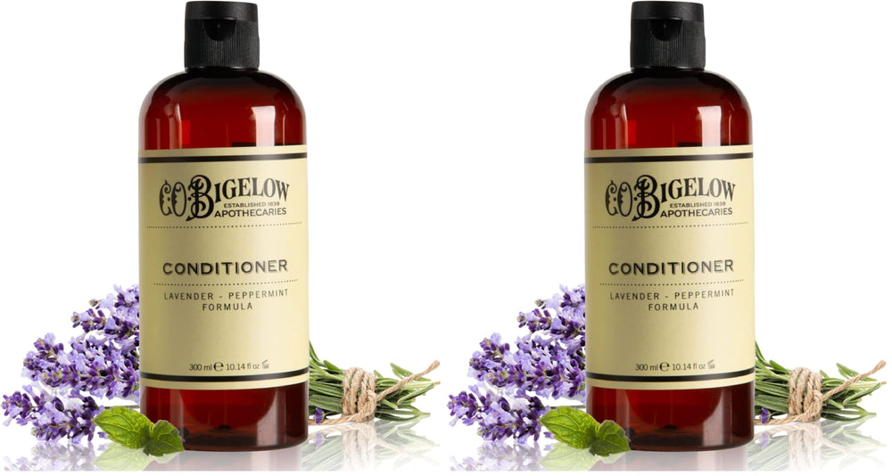 C.O. Bigelow Lavender Peppermint Conditioner bottle front showing hydrating formula for smooth hair