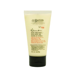C.O. Bigelow Lemon Hand Treatment bottle close-up highlights fast-absorbing lemon lotion