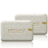 C O Bigelow Mentha Exfoliating Bar Soap peppermint oil drops for refreshing cleanse