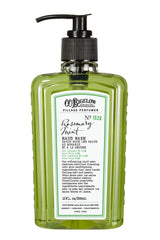 C.O. Bigelow Rosemary Mint Hand Wash in a pump bottle for refreshing cleansing