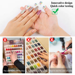 C12rtive inner pages acrylic protective sleeves keep tips organized and dust-free.