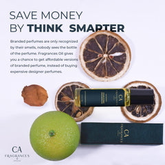 CA Fragrances Impression of CH No 5 base notes featuring patchouli and cedar for lasting warmth.