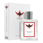 CA Perfume Amber Rouge Saffron bottle front view, highlighting unisex elegance and lasting appeal.