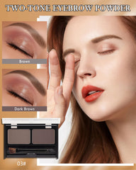 Caedelfly double-ended brow brush for precise outlining and filling.