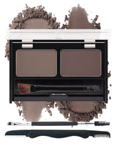 Caedelfly eyebrow powder palette with two colors for natural shading and definition.