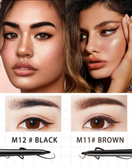 Caedelfly Gel Eyeliner with built-in sharpener delivers precise touch-ups on the go.