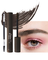 Caedelfly waterproof tinted brow gel in dark brown bottle for long-lasting color.