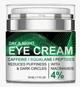 Caffeine Eye Cream bottle pump for quick daily use and refreshed eyes.