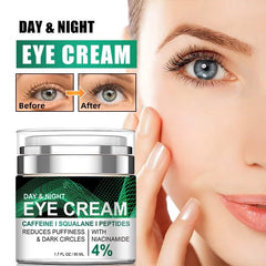 Caffeine Eye Cream under-eye application smooths tired-looking areas for day.