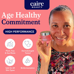 Caire Beauty anti-aging gel mask dispensing enables controlled, mess-free use.