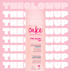 Cake Beauty Glow Up Shampoo foamy lather demonstrates rich cleansing.