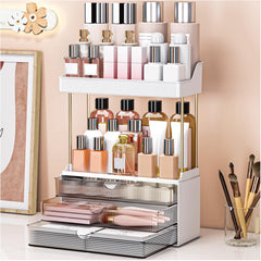caktraie bathroom organizer with five-tier design keeps vanity tidy and accessible
