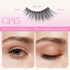 CALAILIS cat-eye style lashes highlight defined eye shape