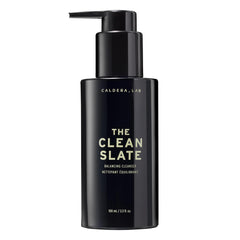 Caldera + Lab The Clean Slate bottle with foaming cleanser for sensitive skin, hydrating and refreshing.