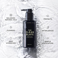 Caldera + Lab Clean Slate packaging with product label and ingredient highlights.