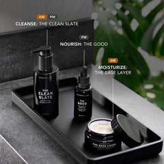 Caldera + Lab Regimen daily moisturizer provides lightweight hydration and fast absorption.