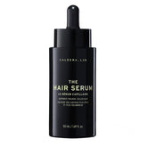 Caldera + Lab The Hair Serum bottle pour for precise application.