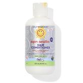 California Baby Super Sensitive Hair Conditioner bottle front, fragrance-free formula for sensitive skin.