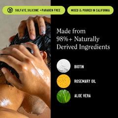 California Naturals Re:GRO conditioner creamy texture for softness and manageability