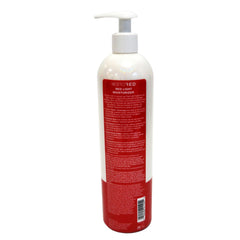 Closeup of California Tan Restored Moisturizer texture showing creamy, non-greasy finish.