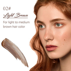 Callmynm Peel Off Eyebrow Gel fine-tip brush enables precise, mess-free application.
