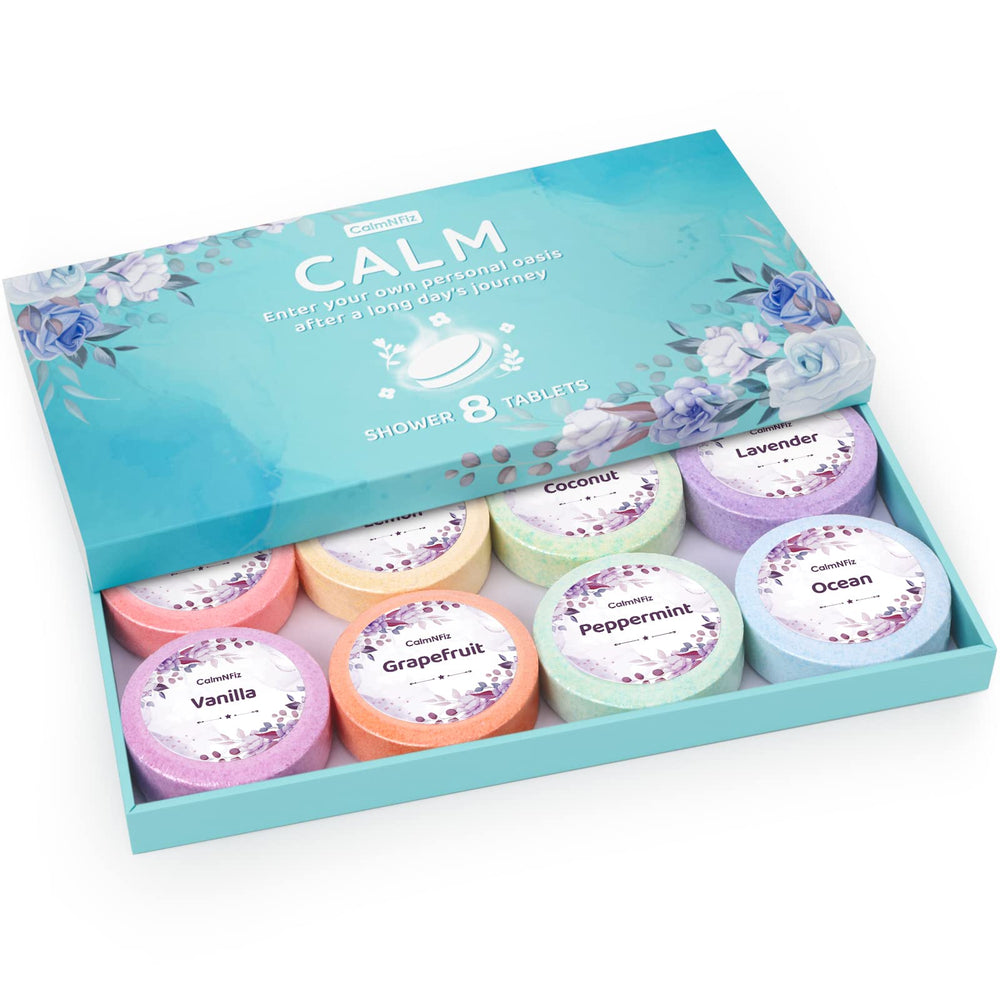 CalmNFiz peppermint shower steamer for refreshing morning routine