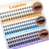 calphdiar bottom lash clusters 162pcs pack for versatile daily looks